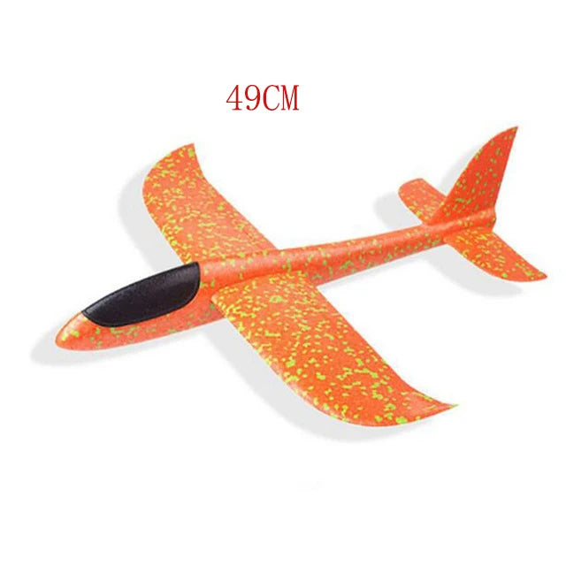 A Hand Thrown Colour Foam Plane