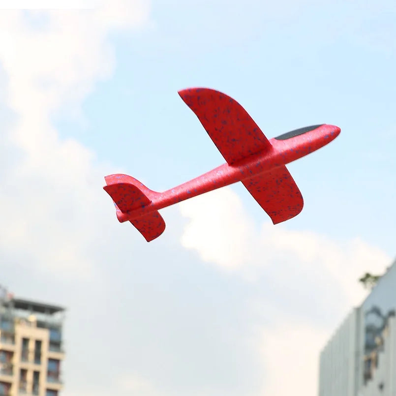 A Hand Thrown Colour Foam Plane