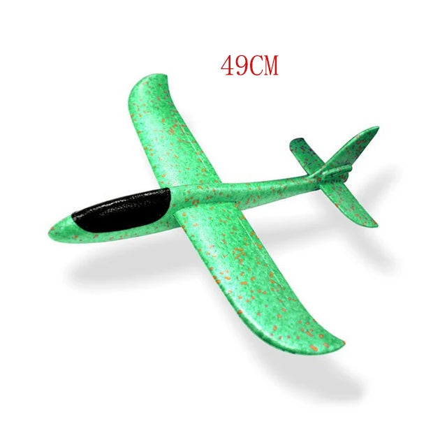 A Hand Thrown Colour Foam Plane