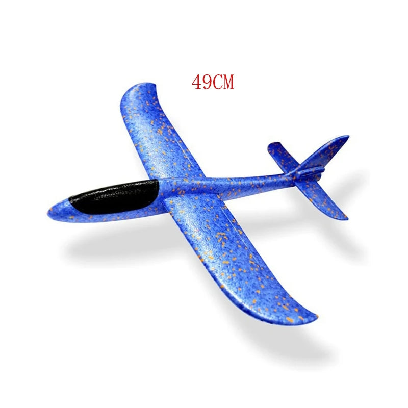 A Hand Thrown Colour Foam Plane