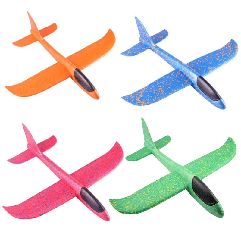A Hand Thrown Colour Foam Plane