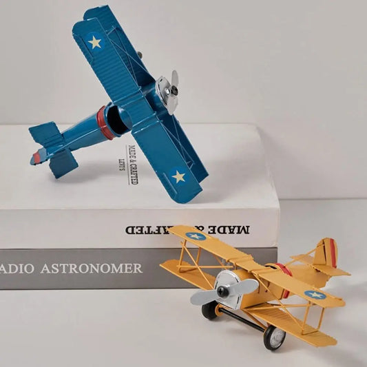 A Handmade Metal Aircraft