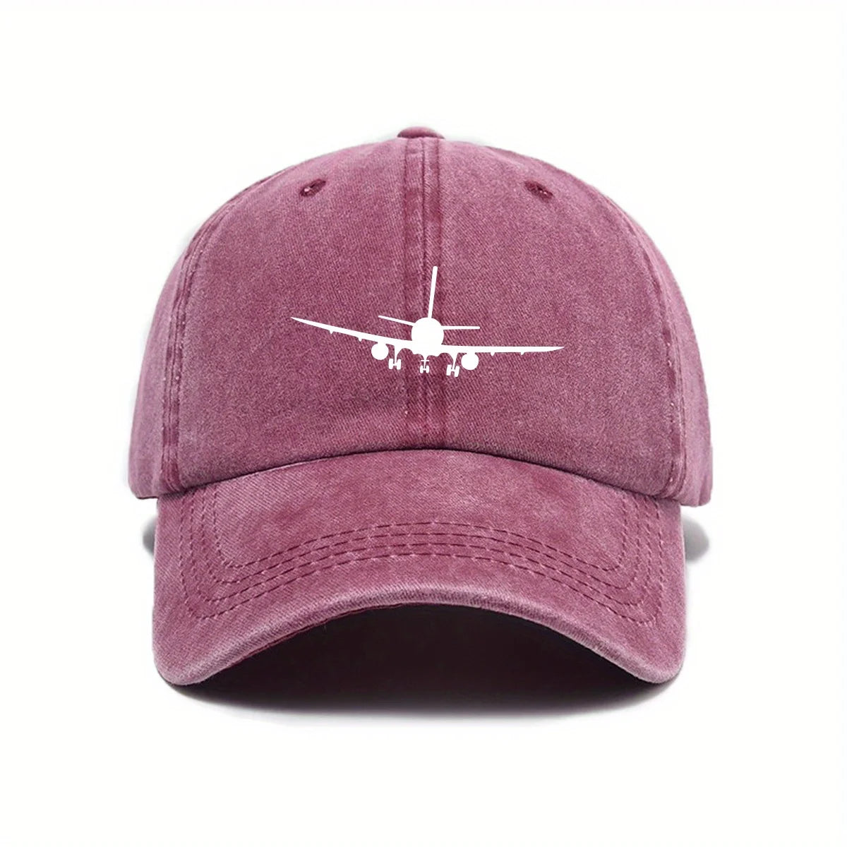 A Unisex Baseball Cap with Airplane